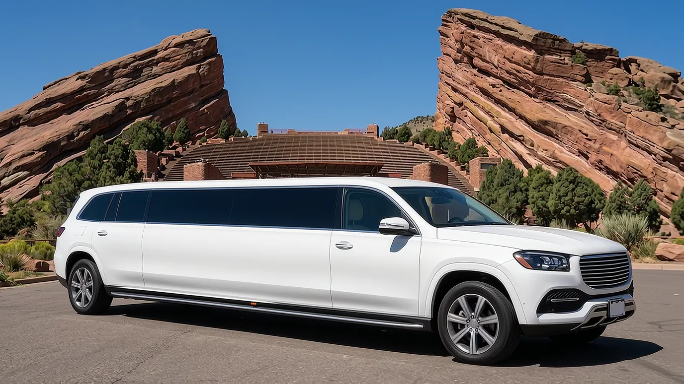 Keystone white Mercedes GLS 18 passenger stretch limo